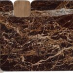 Ravenna Genuine Marble Top And Oak Wood Base Coffee Table