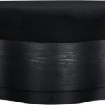 Savoy Velour Fur Fabric Upholstered Bench