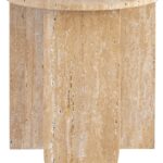 Padua Travertine End Table