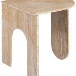 Padua Travertine End Table