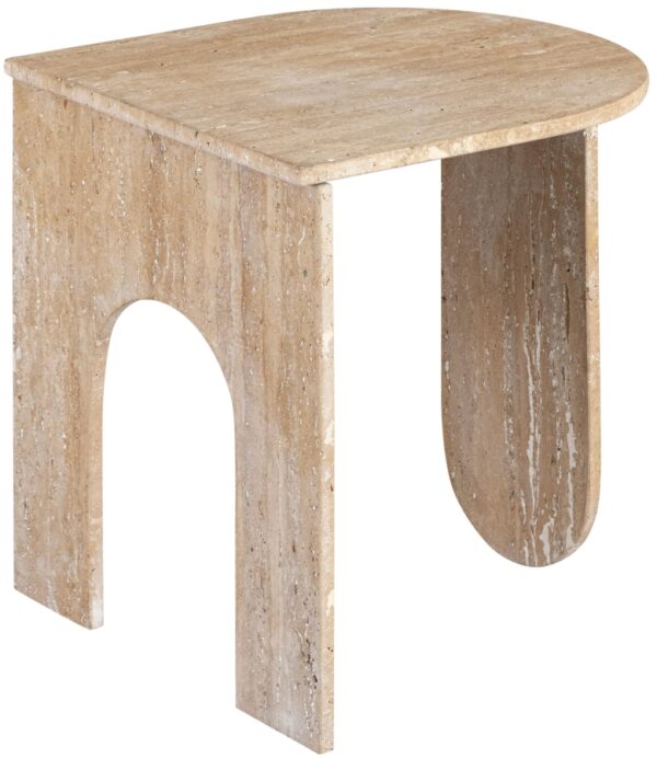 Padua Travertine End Table