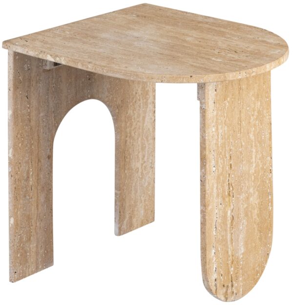 Padua Travertine End Table