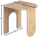 Padua Travertine End Table