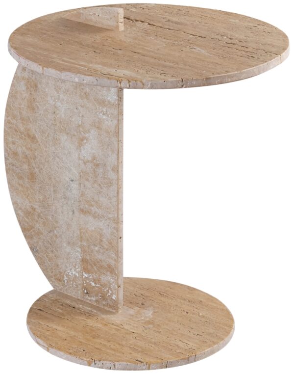 Bolzano Travertine End Table