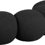 Apollo Boucle Fabric Upholstered Bench