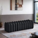 Atticus Vegan Leather Upholstered Bench