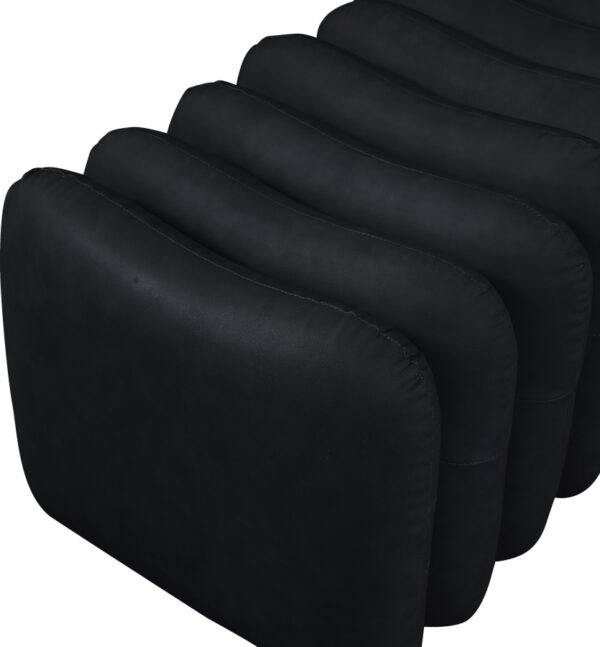 Atticus Vegan Leather Upholstered Bench