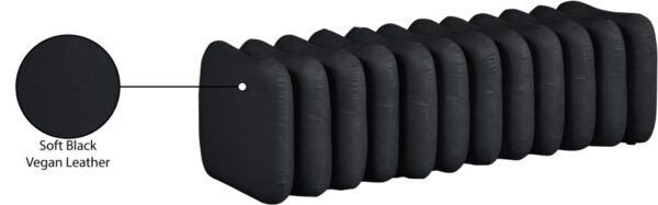 Atticus Vegan Leather Upholstered Bench
