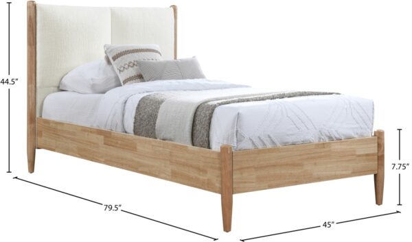 Arbor Fabric Upholstered Twin Bed