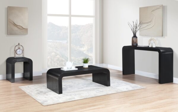 Toulon Oak Veneer Console Table