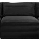 Shaggy 109" Corduroy Performance Fabric Upholstered Upholstered Modular Sofa