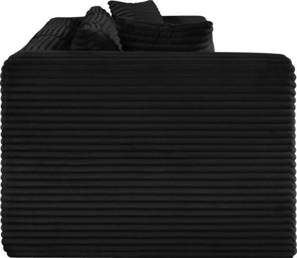 Shaggy 109" Corduroy Performance Fabric Upholstered Upholstered Modular Sofa