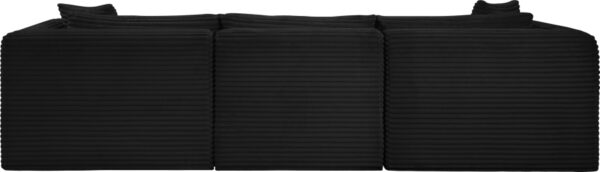 Shaggy 109" Corduroy Performance Fabric Upholstered Upholstered Modular Sofa