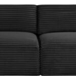 Shaggy 140" Corduroy Performance Fabric Upholstered Upholstered Modular Sofa