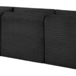 Shaggy 140" Corduroy Performance Fabric Upholstered Upholstered Modular Sofa