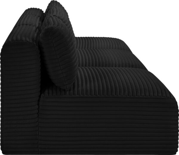 Shaggy 93" Corduroy Performance Fabric Upholstered Upholstered Modular Sofa