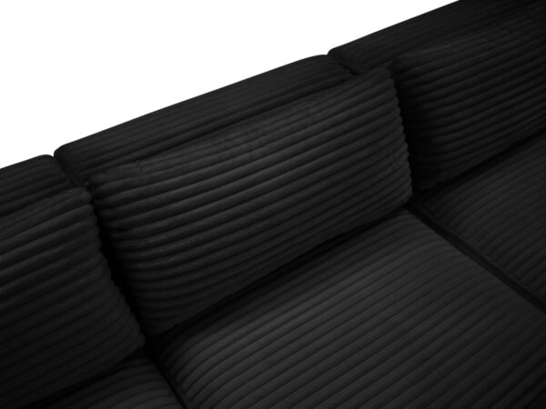Shaggy 93" Corduroy Performance Fabric Upholstered Upholstered Modular Sofa