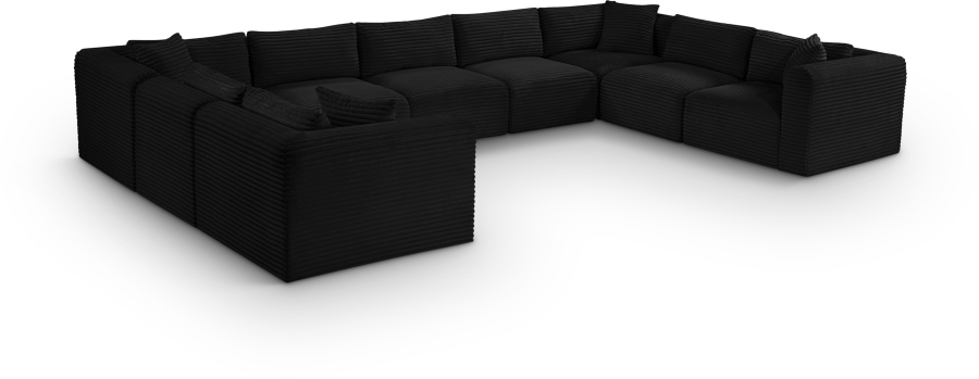 Shaggy 171" Corduroy Performance Fabric Upholstered Upholstered Modular Sectional