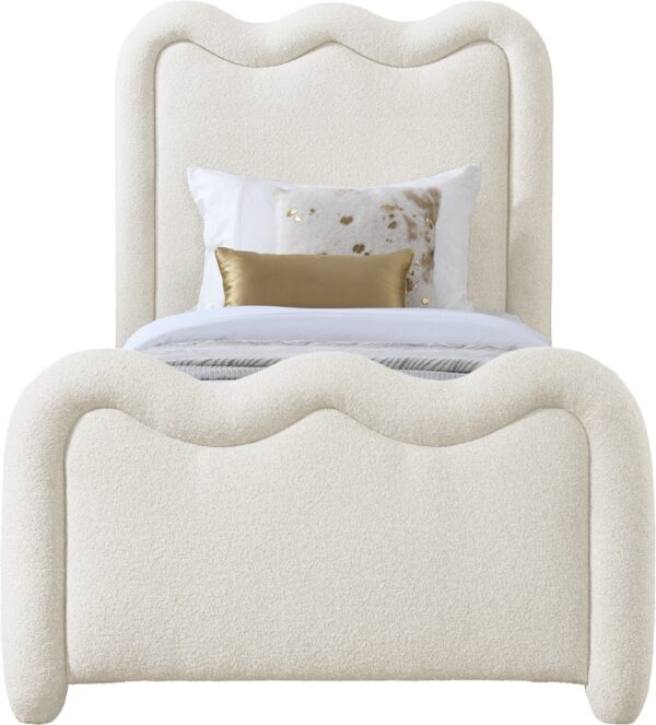Gavin Chenille Fabric Upholstered Bed
