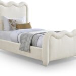 Gavin Chenille Fabric Upholstered Bed