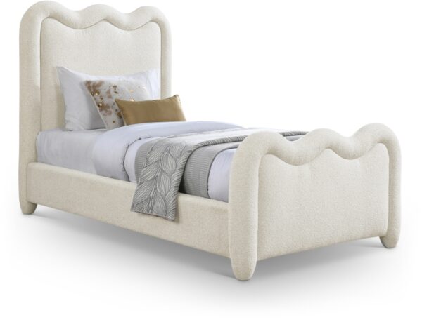 Gavin Chenille Fabric Upholstered Bed