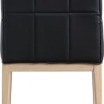 Adrian Vegan Leather Upholstered Dining Arm Chair