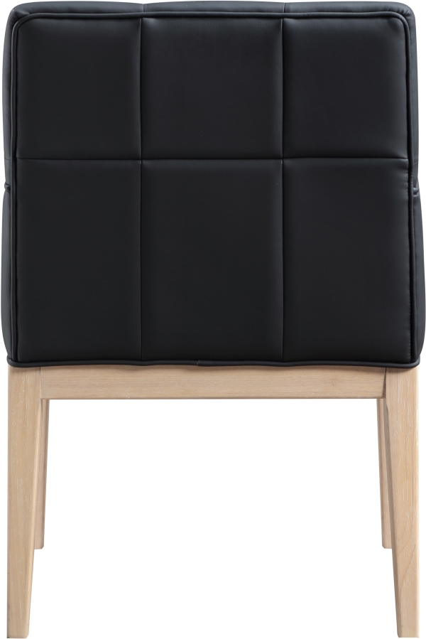 Adrian Vegan Leather Upholstered Dining Arm Chair