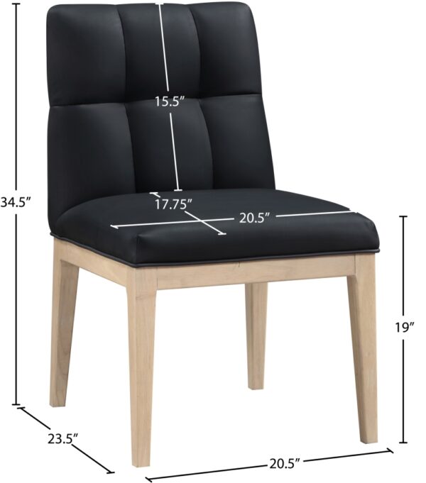 Adrian Vegan Leather Upholstered Dining Side Chair