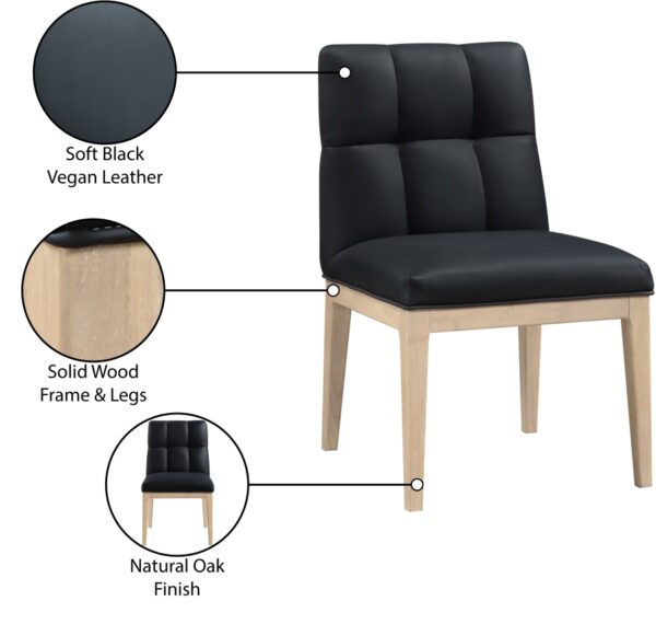 Adrian Vegan Leather Upholstered Dining Side Chair