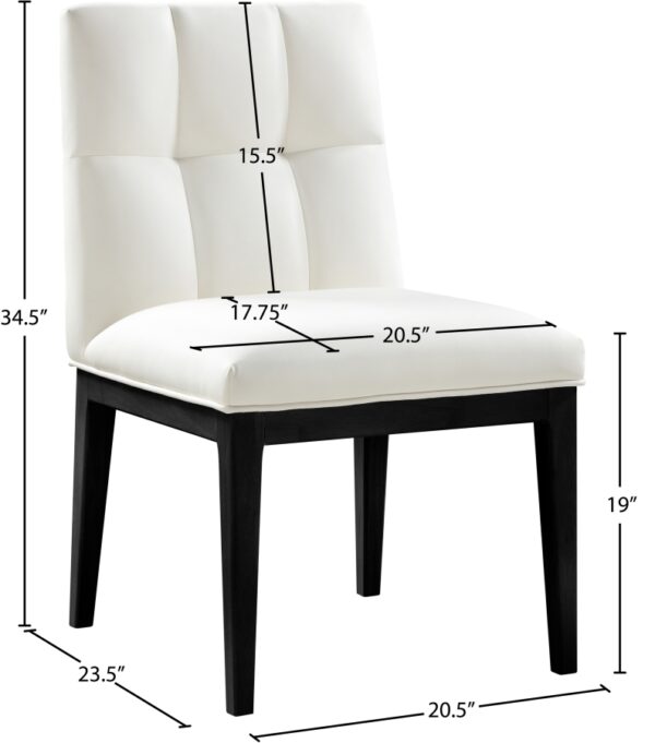 Adrian Vegan Leather Upholstered Dining Side Chair