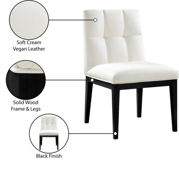 Adrian Vegan Leather Upholstered Dining Side Chair
