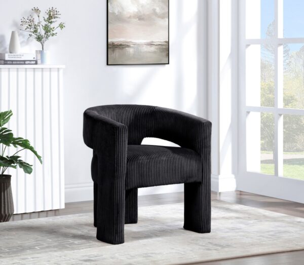 Riz Corduroy Upholstered Accent Chair / Dining Chair