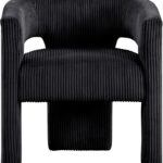 Riz Corduroy Upholstered Accent Chair / Dining Chair