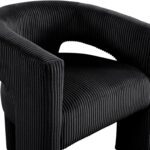 Riz Corduroy Upholstered Accent Chair / Dining Chair