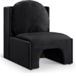 Sigma Velvet Upholstered Accent Chair