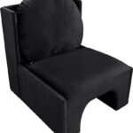 Sigma Velvet Upholstered Accent Chair