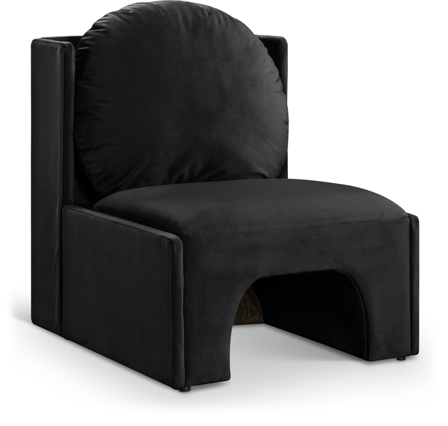 Sigma Velvet Upholstered Accent Chair