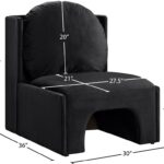 Sigma Velvet Upholstered Accent Chair