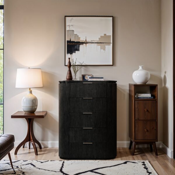 Astrid Solid Wood And Oak Veneer Chest