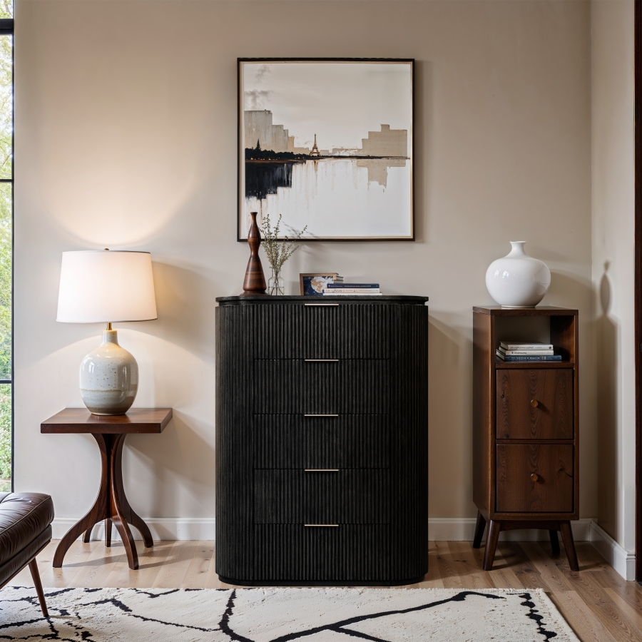 Astrid Solid Wood And Oak Veneer Chest