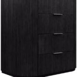 Astrid Solid Wood And Oak Veneer Chest