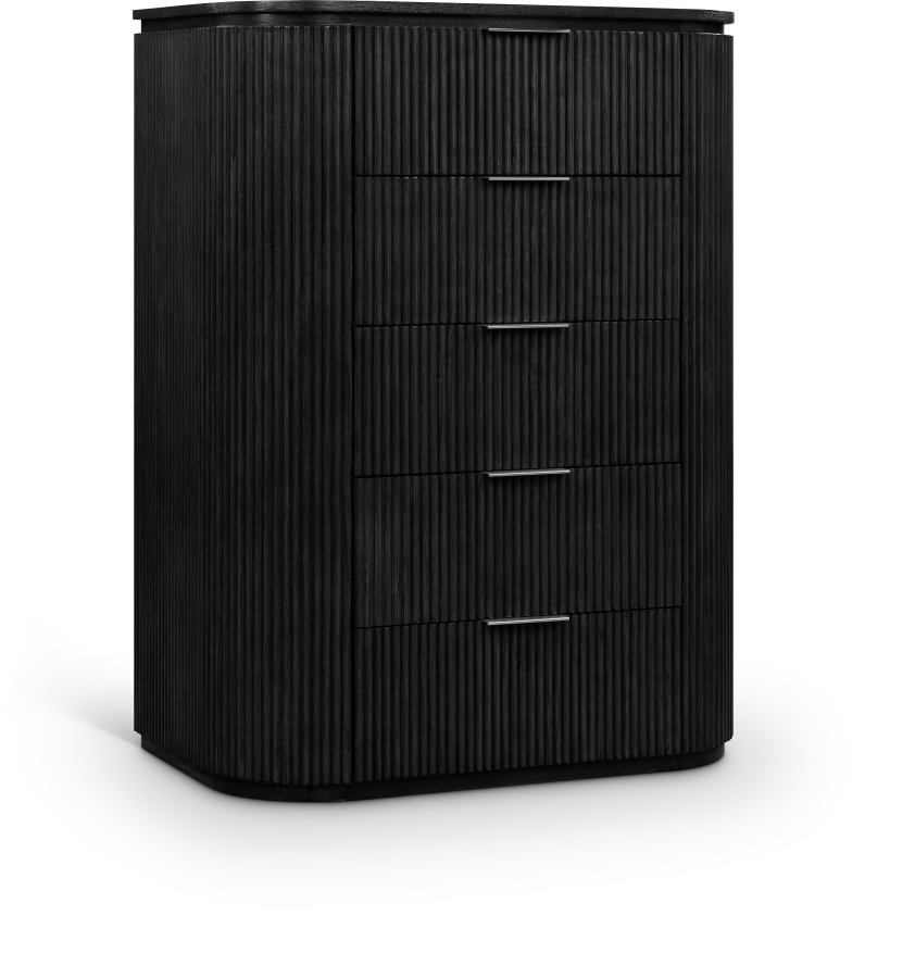 Astrid Solid Wood And Oak Veneer Chest