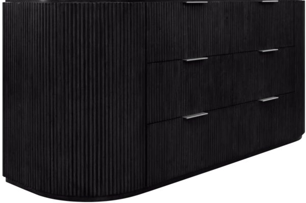 Astrid Solid Wood And Oak Veneer Dresser