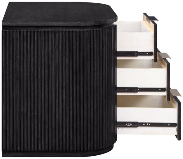 Astrid Solid Wood And Oak Veneer Nightstand
