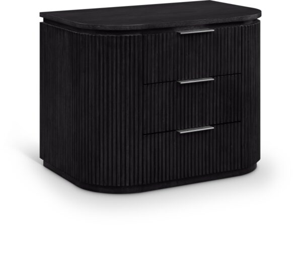 Astrid Solid Wood And Oak Veneer Nightstand