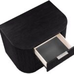 Astrid Solid Wood And Oak Veneer Nightstand
