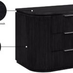 Astrid Solid Wood And Oak Veneer Nightstand