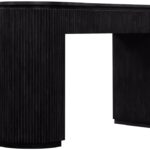 Astrid Solid Wood And Oak Veneer Console Table