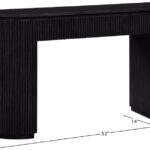 Astrid Solid Wood And Oak Veneer Console Table