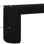 Astrid Solid Wood And Oak Veneer Console Table